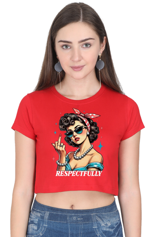 The One With The Attitude Crop Top