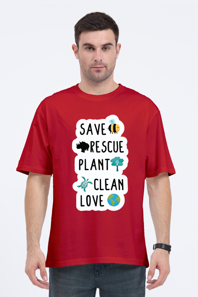 Save The Planet Oversized T-Shirt