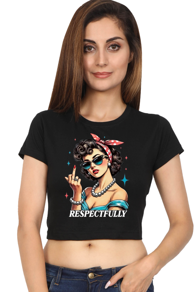 The One With The Attitude Crop Top