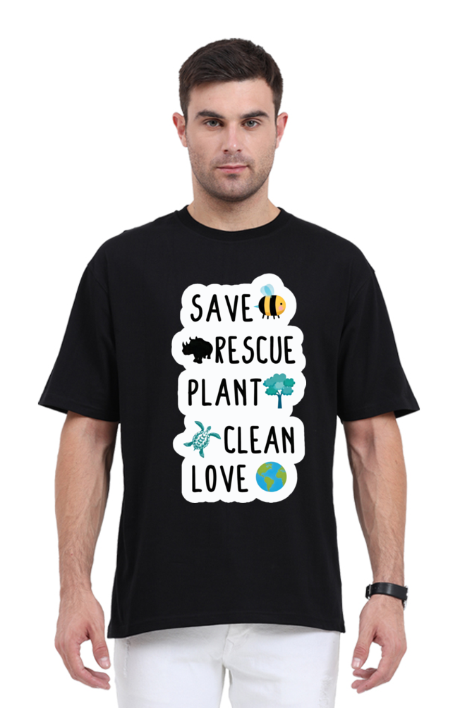 Save The Planet Oversized T-Shirt