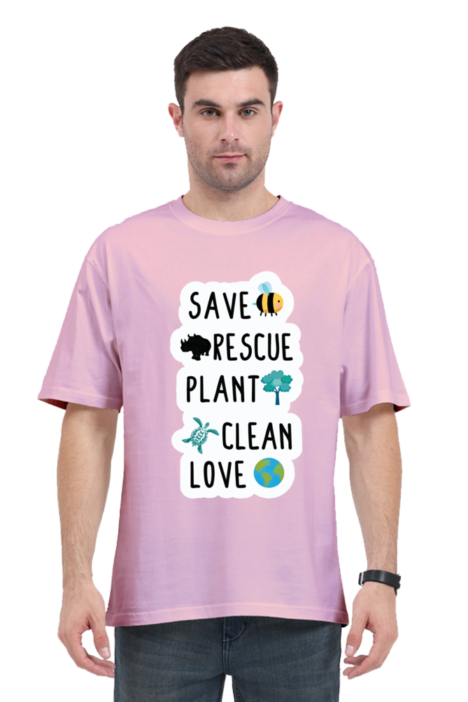 Save The Planet Oversized T-Shirt