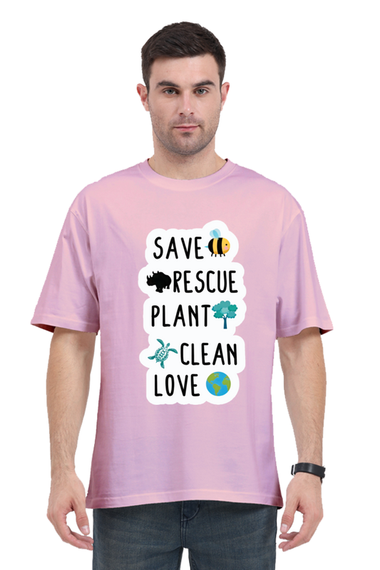 Save The Planet Oversized T-Shirt