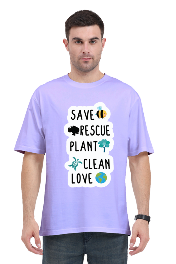 Save The Planet Oversized T-Shirt