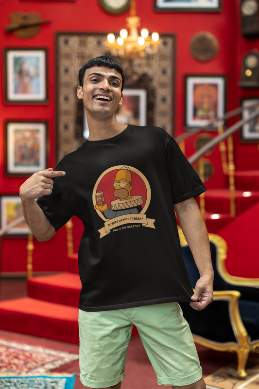 To Beer Or Not To Beer Oversized T-Shirt